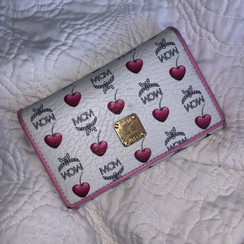 MCM Visetos Cherries Wallet